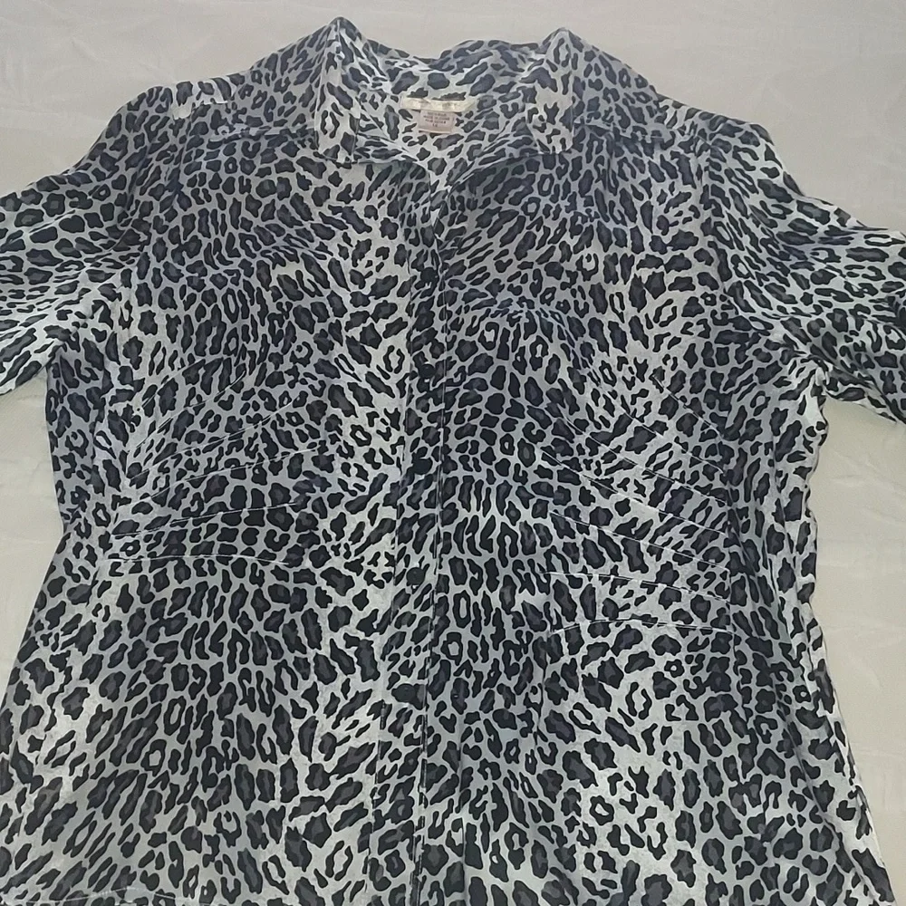 Transitions VTG 100% Silk blouse - Picture 2 of 6